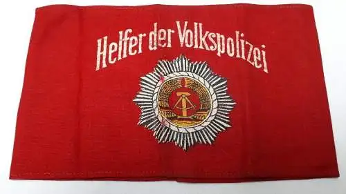 Original DDR MdI Armbinde Helfer der Volkspolizei