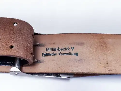DDR NVA Lederkoppel 105 cm lang