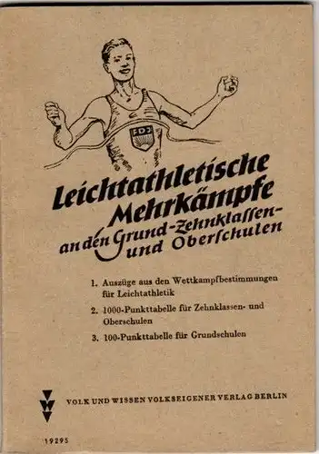 DDR Leichtathletische Mehrkämpfe an den Grund-Zehnklassen- und Oberschulen