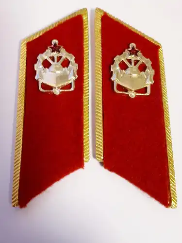 UDSSR Sowjetunion Kragenspiegel Offizier Ingenieurtruppe