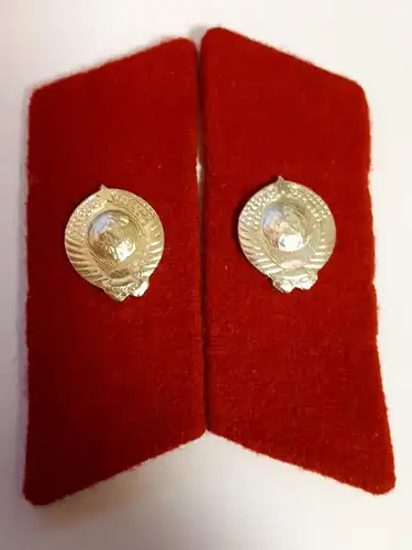 UDSSR Sowjetunion Kragenspiegel Miliz Polizei