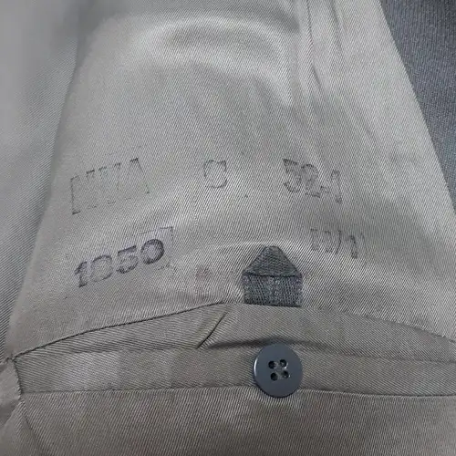 DDR NVA Uniformjacke Offiziersschüler Gr. g 52-1 mit Ärmelpatten