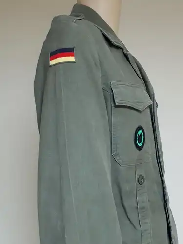 Original Bundeswehr Feldjacke Moleskin oliv Größe 11