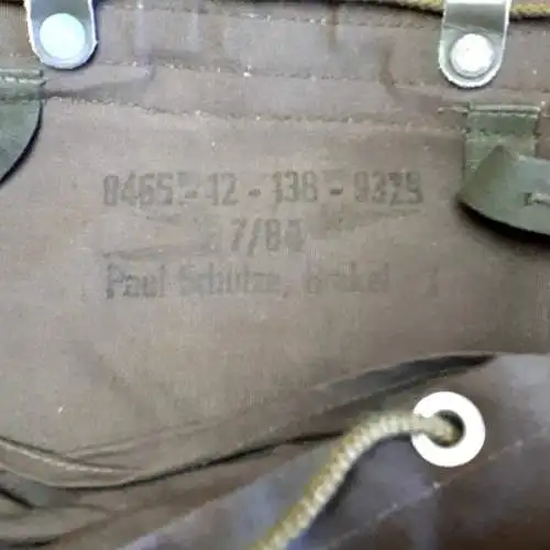 Original Bundeswehr Gebirgsjäger Rucksack oliv