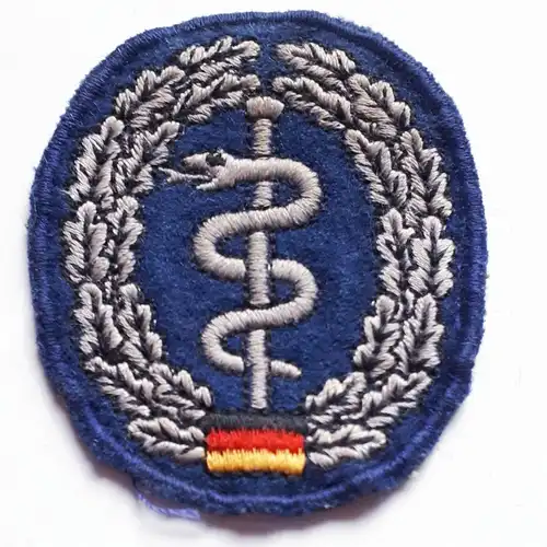Original Bundeswehr Stoff Barettabzeichen Sanitäter