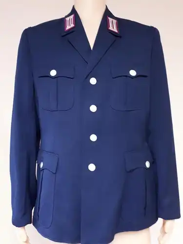 DDR MdI Berufsfeuerwehr Uniformjacke Gr. sg 52