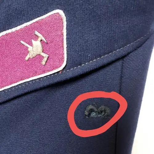 DDR FFW Freiwillige Feuerwehr Uniformjacke