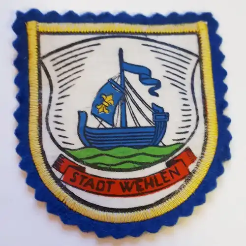 DDR Patch Aufnäher Stadt Wehlen