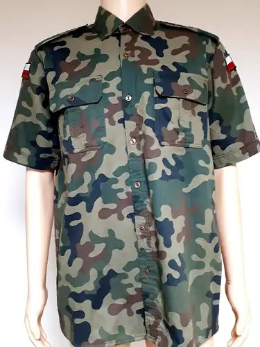 Polnische Armee Feldbluse Kurzarm Gr. 41/177