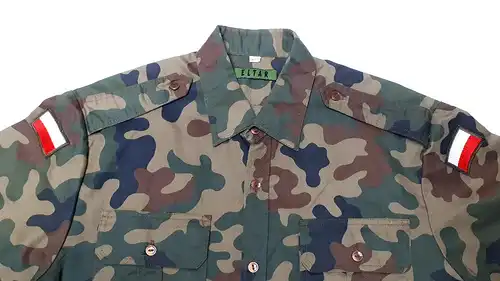 Polnische Armee Feldbluse Kurzarm Gr. 41/177