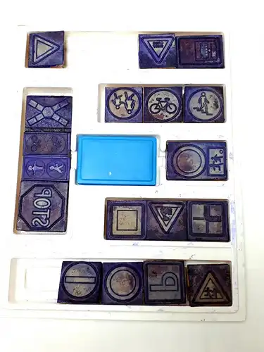 DDR Stempel Verkehrszeichen