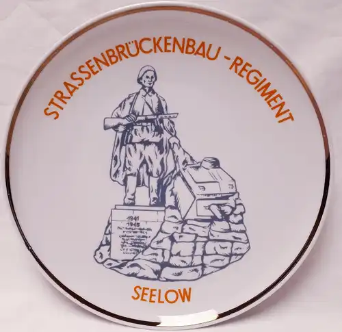 DDR Andenkenteller Straßenbrückenbau - Regiment Seelow 