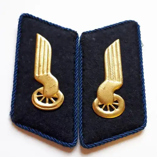 DDR DR Deutsche Reichsbahn Kragenspiegel 