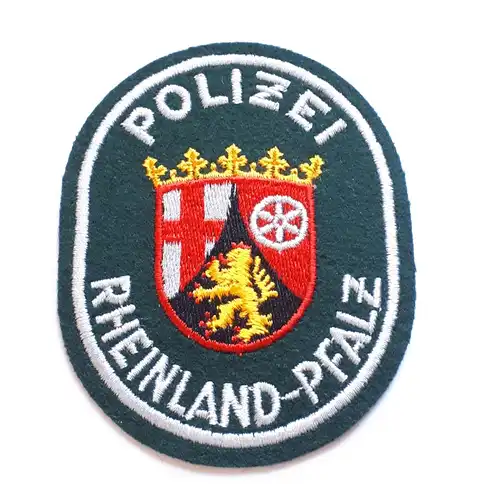 Aufnäher Patch Polizei Rheinland-Pfalz gestickt