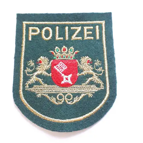 Aufnäher Patch Polizei Bremen gestickt