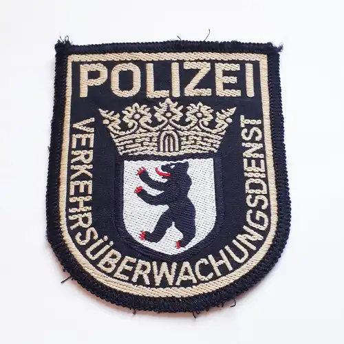 Aufnäher Patch Polizei Berlin Verkehrsüberwachungsdienst