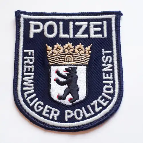 Aufnäher Patch Polizei Berlin Freiwilliger Polizeidienst