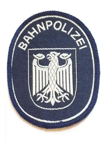 Aufnäher Patch Bahnpolizei