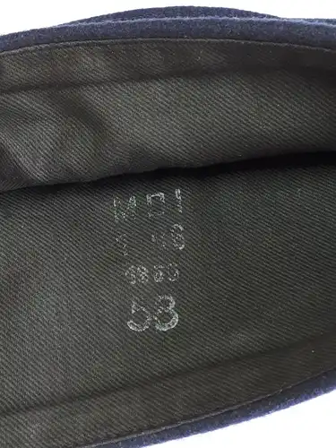 DDR MdI Feuerwehr Schiffchen Filz Gr. 58