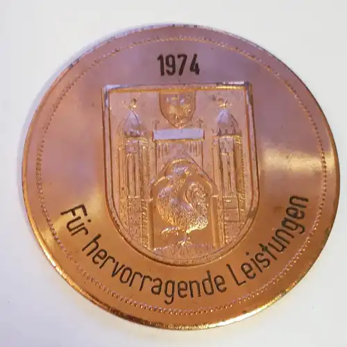 DDR GST Medaille Bezirksmeisterschaft Frankfurt/Oder 1974 