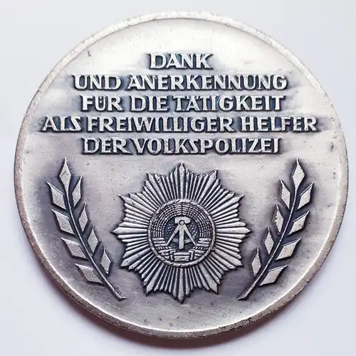 DDR MdI Volkspolizei Medaille 25 Jahre Helfer der Volkspolizei