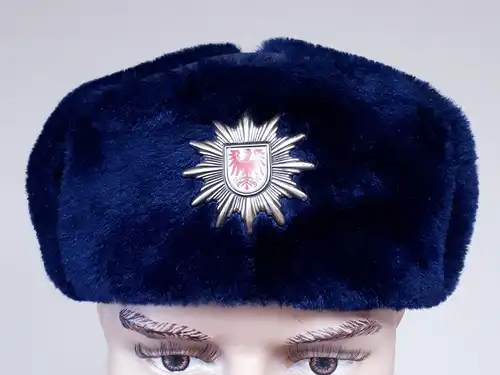 Polizei Brandenburg Wasserschutzpolizei Wintermütze Gr. 55
