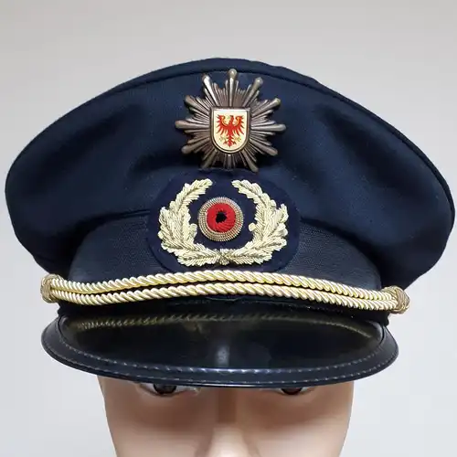 Polizei Brandenburg Wasserschutzpolizei Schirmmütze Gr. 55