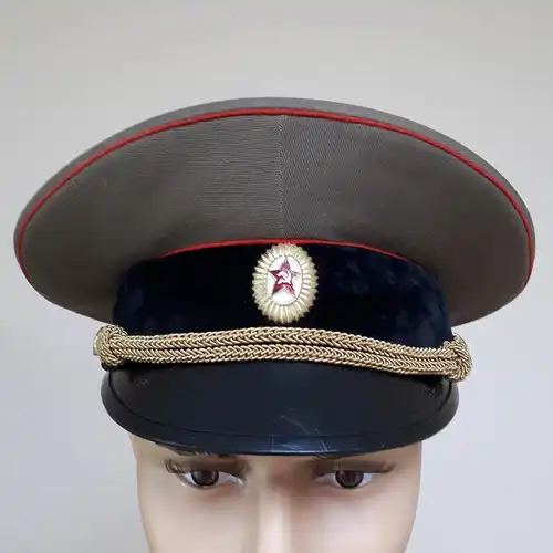 UDSSR Sowjetunion Schirmmütze Offizier Gr. 56