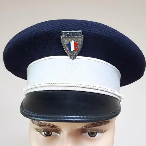 Frankreich Polizei Schirmmütze Gr.54,5 