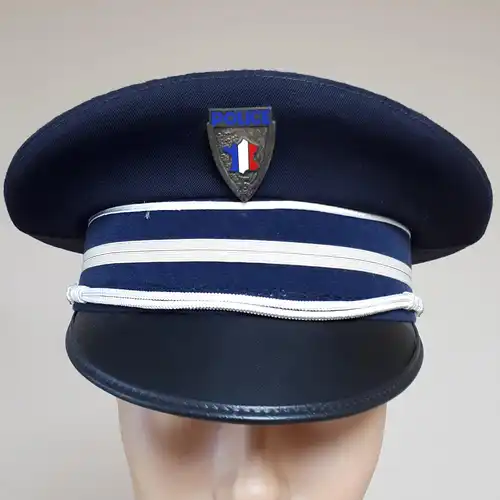 Frankreich Polizei Schirmmütze Gr. 58 