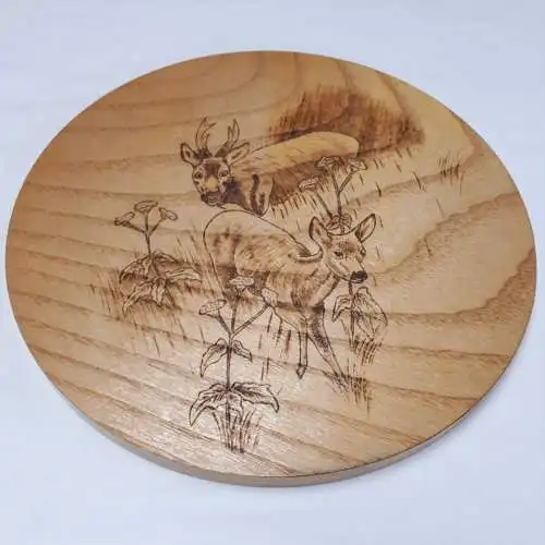 Wandbild Widmung an Harry Tisch von Erich Honecker