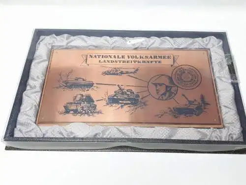 DDR NVA Wandbild Landstreitkräfte in Verpackung