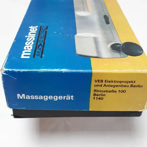 DDR Massagegerät Massinet Typ 02 in OVP