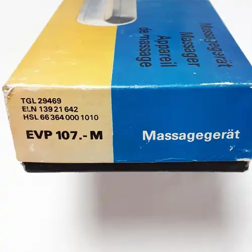 DDR Massagegerät Massinet Typ 02 in OVP