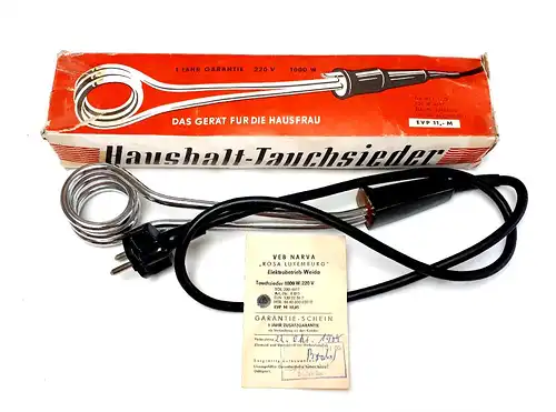 DDR Haushalt Tauchsieder in OVP 