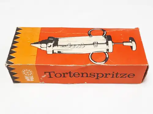 DDR Tortenspritze Kunststoff in OVP