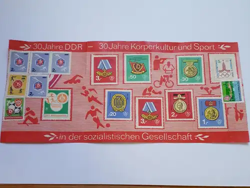 DDR Spendenkarte SV Dynamo 1979 30 Jahre DDR