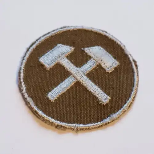 DDR Aufnäher Patch Bergbau