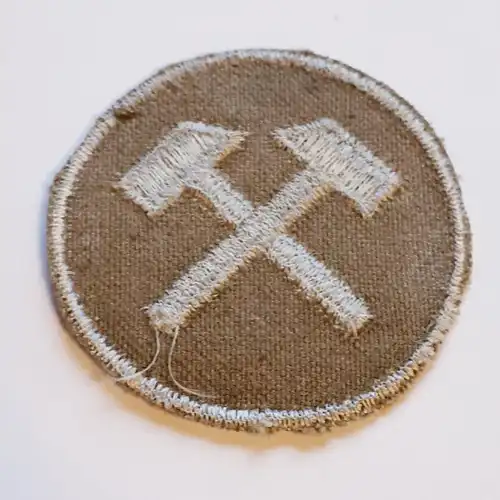 DDR Aufnäher Patch Bergbau