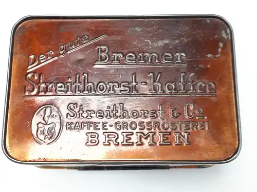 Blechdose Streithorst Kaffee Bremen