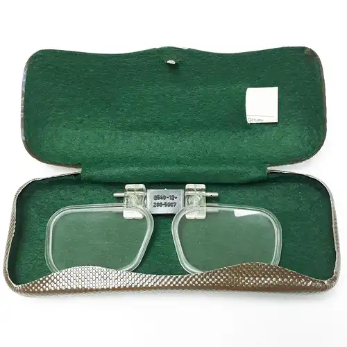 Bundeswehr Brillenetui Optal mit Einsatzbrillengestell für ABC Maske