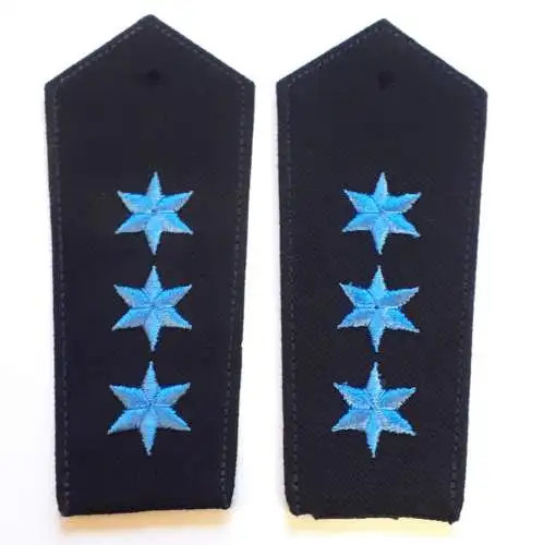 Polizei Schulterklappen der ehemaligen DDR Mai-Oktober 1990 Polizeimeister 
