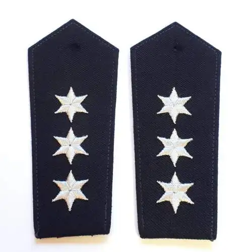 Polizei Schulterklappen der ehemaligen DDR Mai-Oktober 1990 Polizeioberkommissar