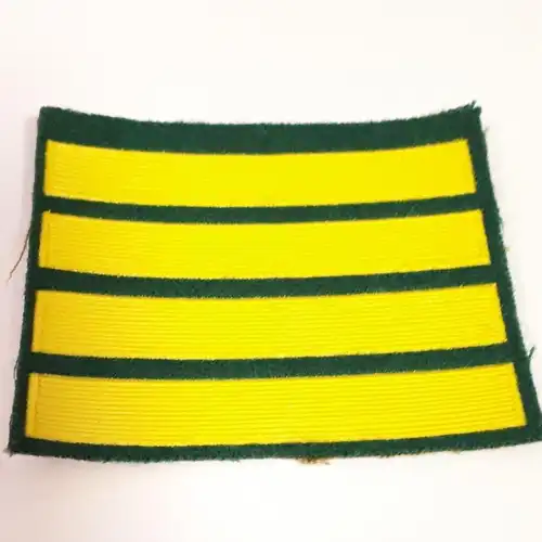 Russische Ärmelaufnäher Kurse für Kadetten grün 4 Streifen