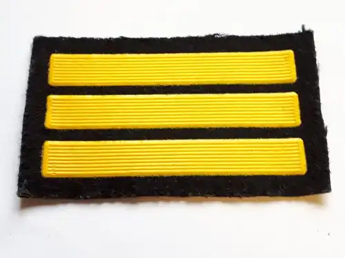 Russische Ärmelaufnäher Kurse für Kadetten schwarz 3 Streifen