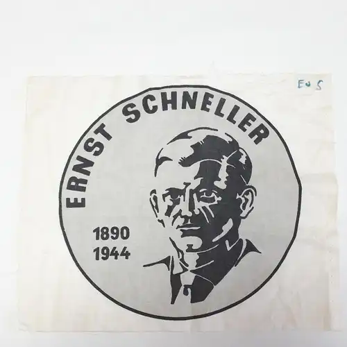 Ernst Schneller 1890-1944 Stoffabschnitt