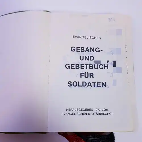 Evangelisches Gesang- und Gebetbuch für Soldaten. 