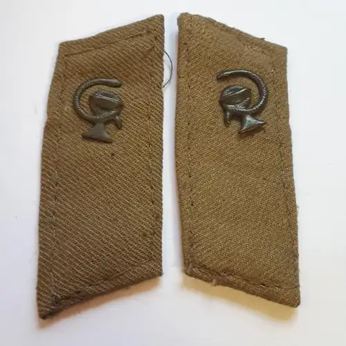 UDSSR Sowjetunion Kragenspiegel 1945-1955 Soldat und Unteroffizier med.Dienst
