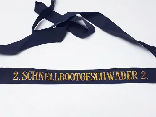 Bundeswehr Marine Mützenband 2. Schnellbootgeschwader