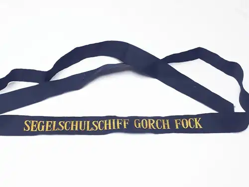 Bundeswehr Marine Mützenband Segelschulschiff Gorch Fock